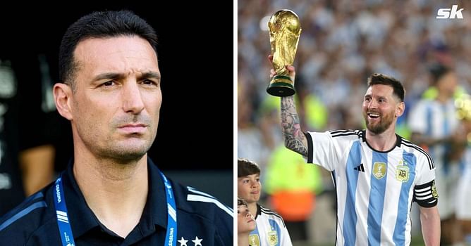 "They see Leo (Messi) as the best player in history" - Lionel Scaloni claims Argentina stars 'would give up their lives' for PSG man