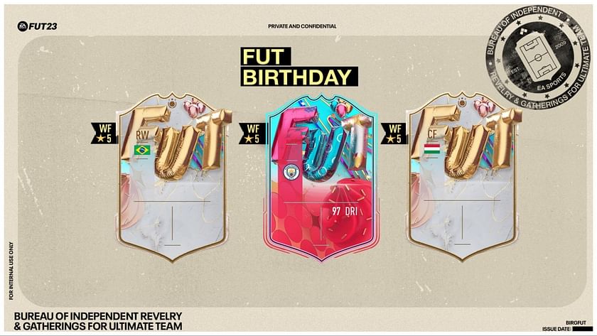 FIFA Ultimate Team's birthday celebrated with free pack giveaway,  infographic inside