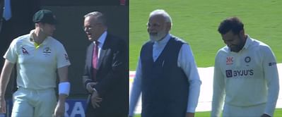 [WATCH] Narendra Modi and Anthony Albanese meet Indian and Australia teams ahead of Ahmedabad Test