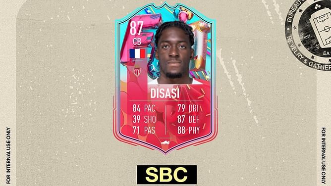 FIFA 23 Axel Disasi FUT Birthday SBC - How to complete, estimated costs, and more