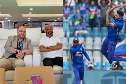 "Thalaiva in the house"- Superstar Rajinikanth in attendance for the 1st India vs Australia ODI in Mumbai