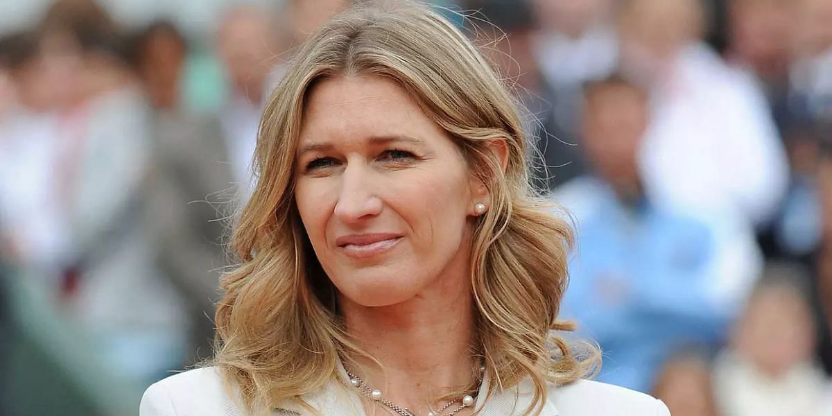 Steffi Graf pictured in a tennis tournament.