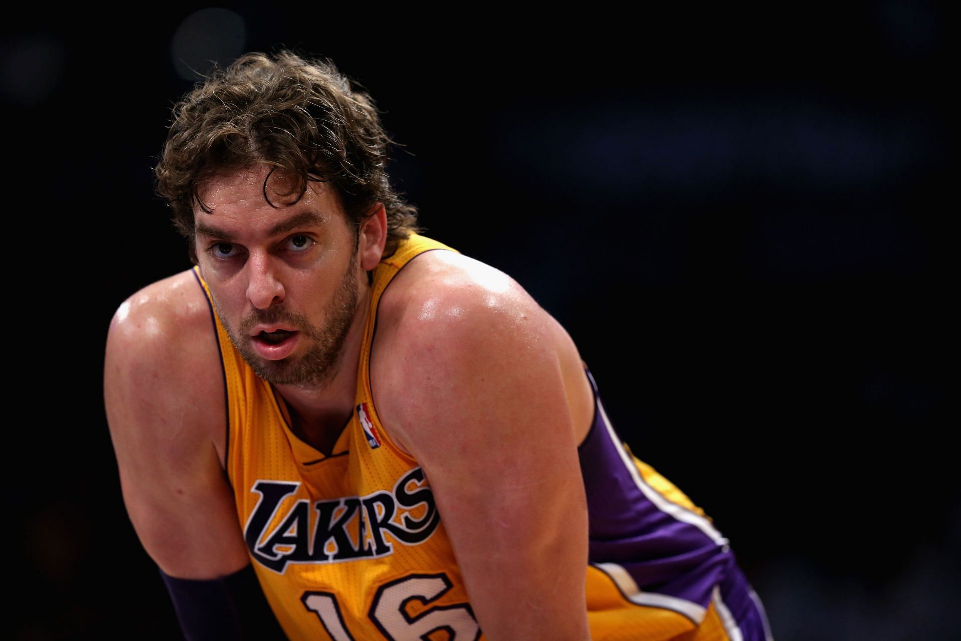 Pau Gasol will forever live by Kobe Bryant's side as the Lakers retire his #16  jersey