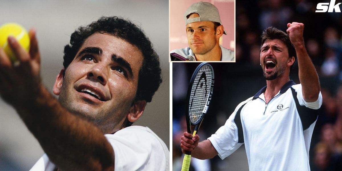 Andy Roddick claimed his serve was not better than those of Pete Sampras and Goran Ivanisevic