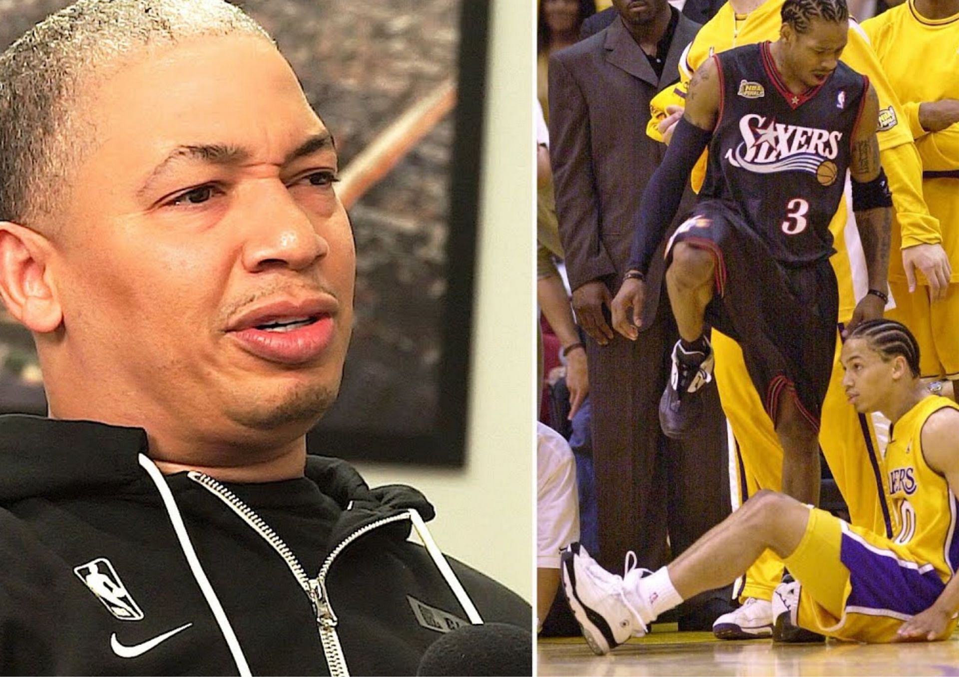 Why Allen Iverson stepped over Ty Lue #alleniverson #theanswer #tyron