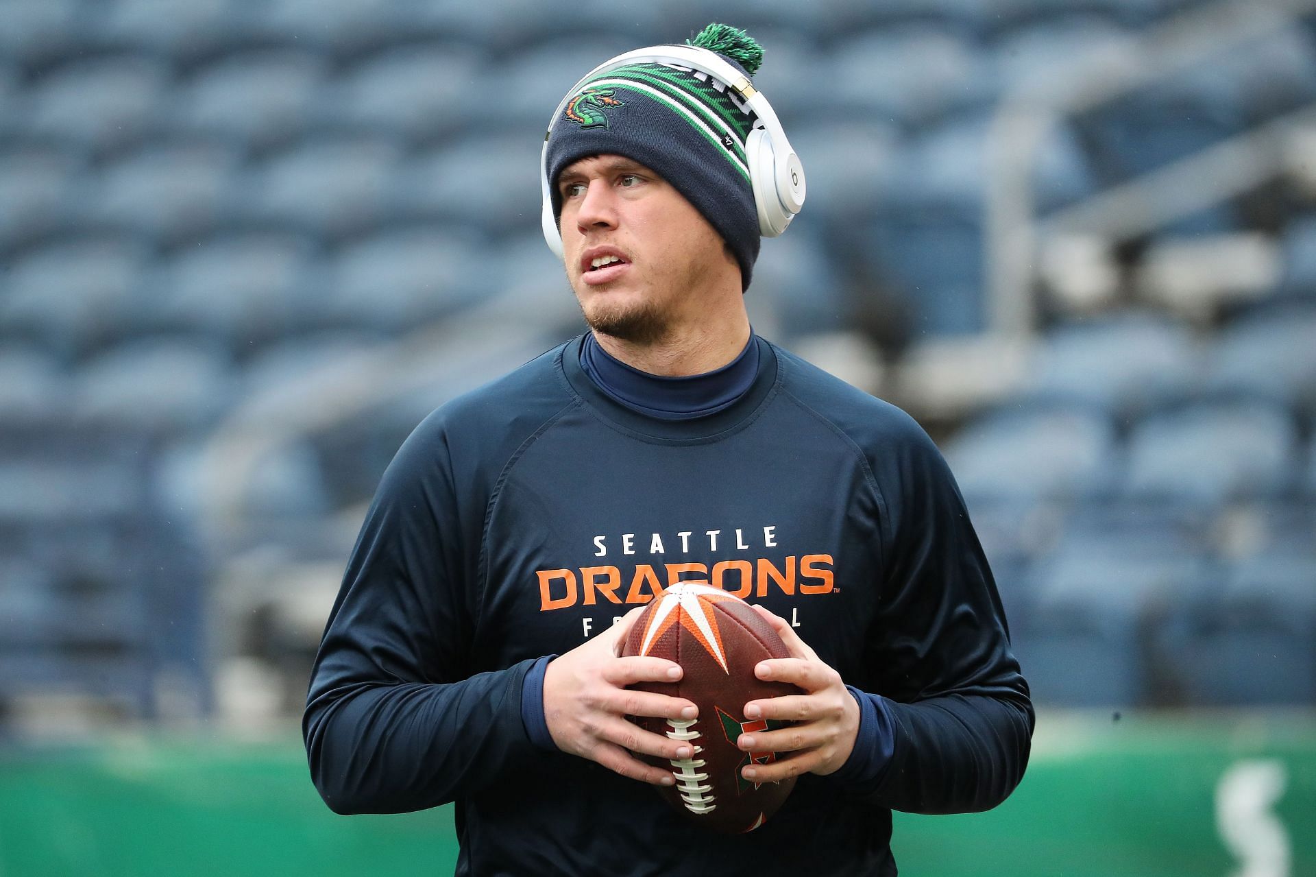 Brandon Silvers will start at quarterback for Seattle Dragons, who