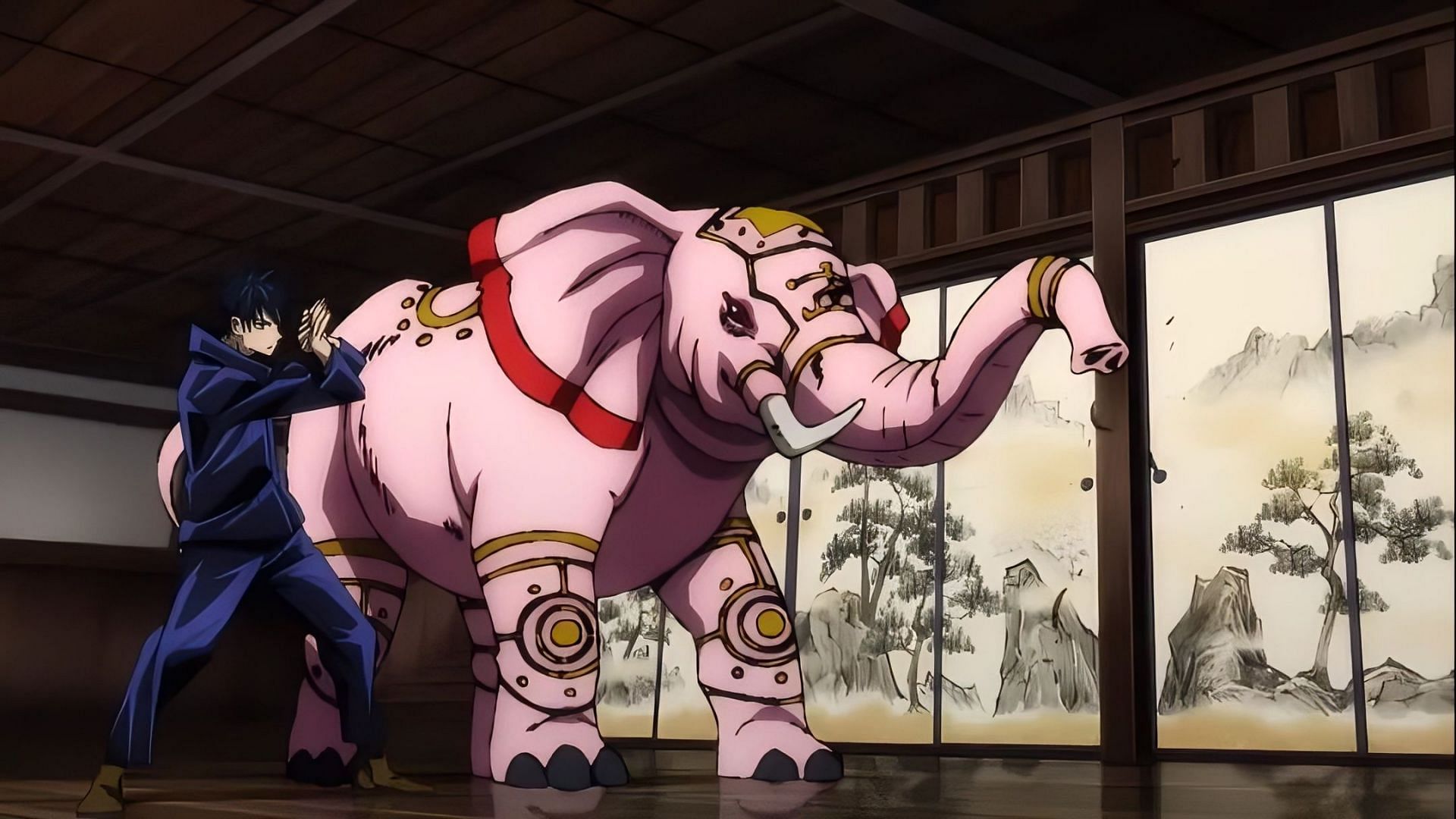 Max Elephant reappears in Jujutsu Kaisen chapter 218 (Image via Mappa)
