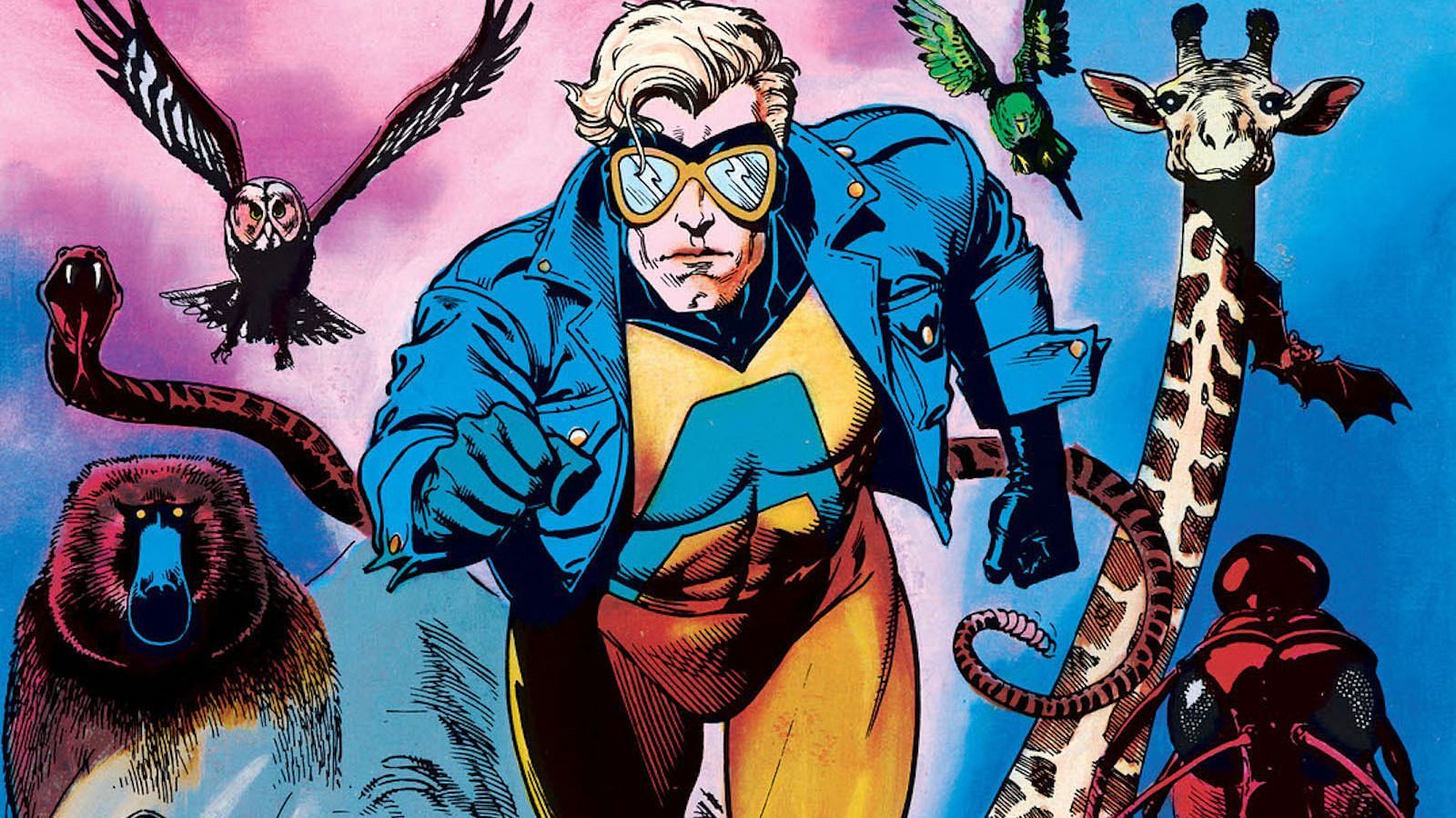The call of the wild: Animal Man&#039;s powers would be a perfect fit in an animal-inspired hero lineup (Image via DC Comics)