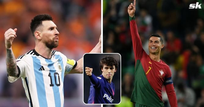 "He has seen the light" - Video of Joao Felix picking best free-kick taker between Messi and Ronaldo goes viral, fans react hilariousy