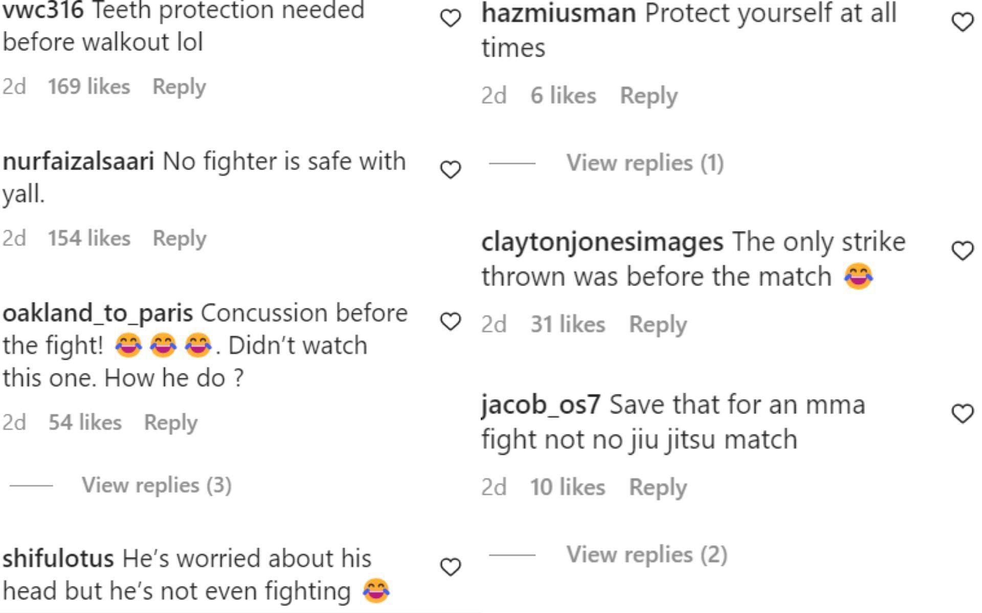 Comments on Kade and Tye Ruotolo&#039;s pre-fight mishap