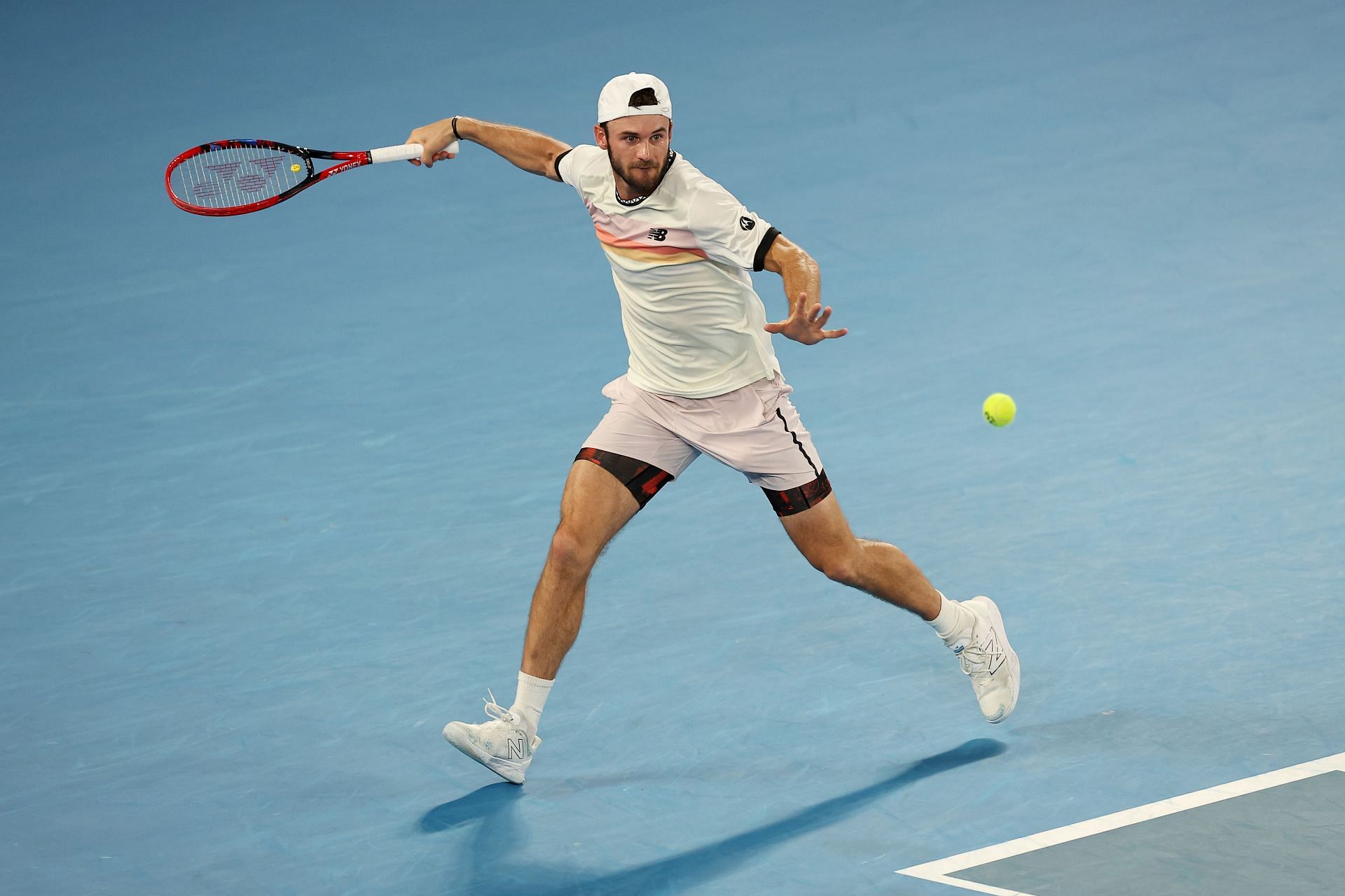 Tommy Paul in action at the Australian Open