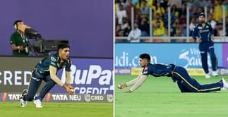 [Watch] Shubman Gill takes stunning diving catch to dismiss Ruturaj Gaikwad for 92