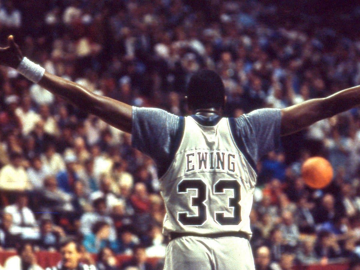 Patrick Ewing playing for Georgetown (Photo: Sports Illustrated)