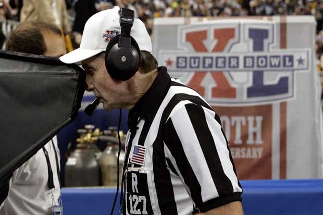 Bill Leavy during Super Bowl XL