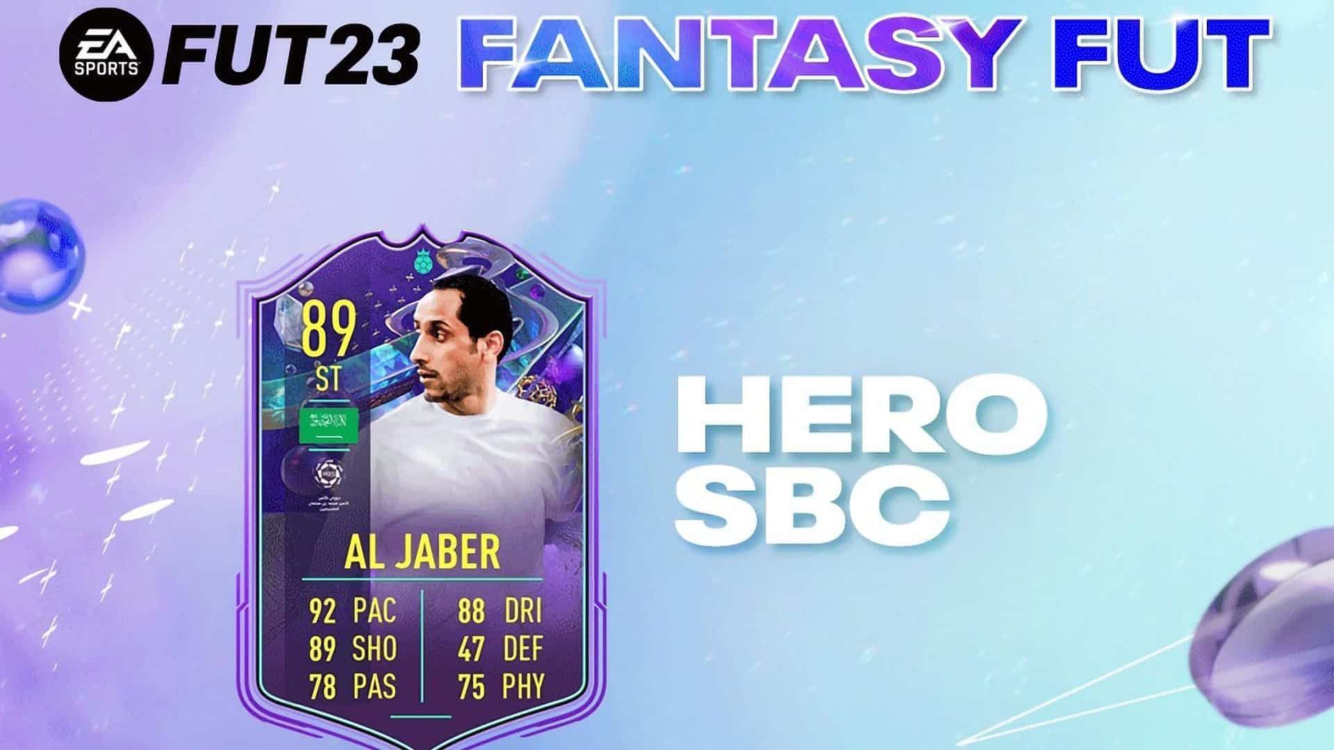 The Sami-Al Jaber Fantasy FUT Hero SBC is a good pick for many FIFA 23 players (Image via EA Sports)