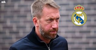 Graham Potter reacts to Chelsea drawing Real Madrid in the UEFA Champions League quarterfinals