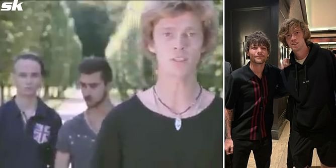 Andrey Rublev meeting Louis Tomlinson prompts tennis fans to bring back viral video of Russian covering hit One Direction song