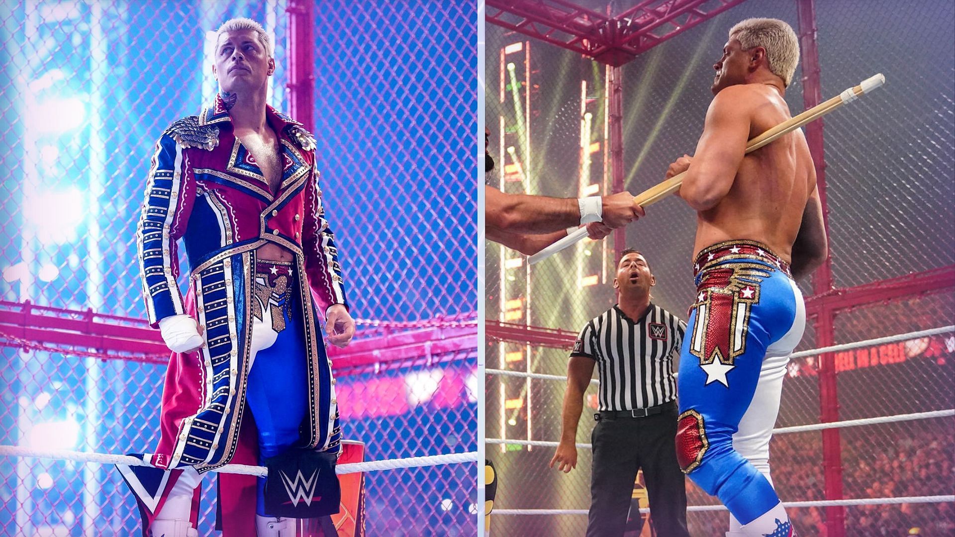 Cody Rhodes at the 2022 Hell in a Cell premium live event.