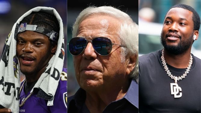Lamar Jackson to Patriots heats up after Meek Mill’s text to Patriots owner Robert Kraft