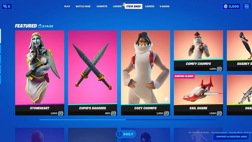 Fortnite removes Support a Creator code from the Item shop