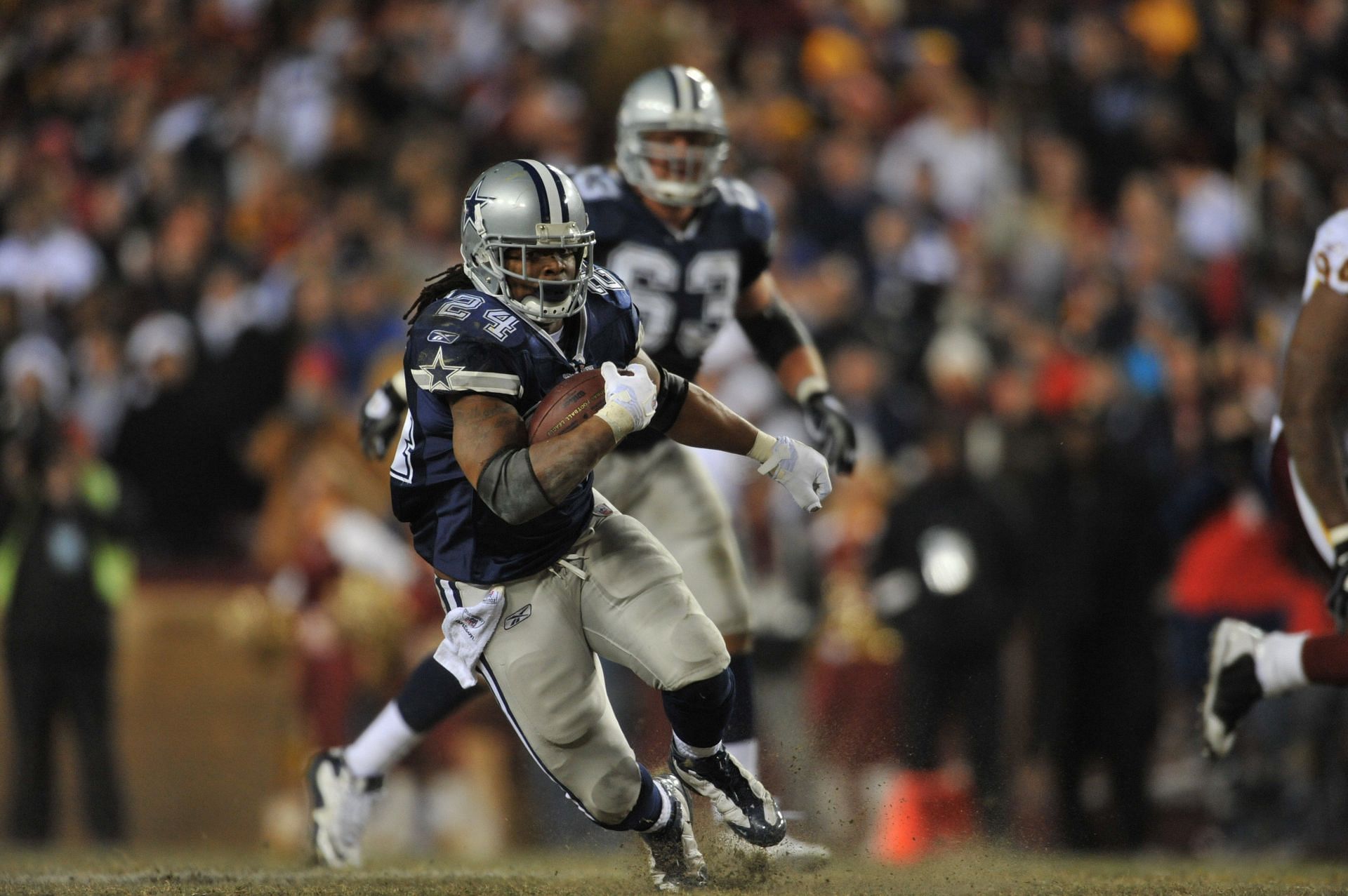 Dallas Cowboys RB Marion Barber v Washington Redskins