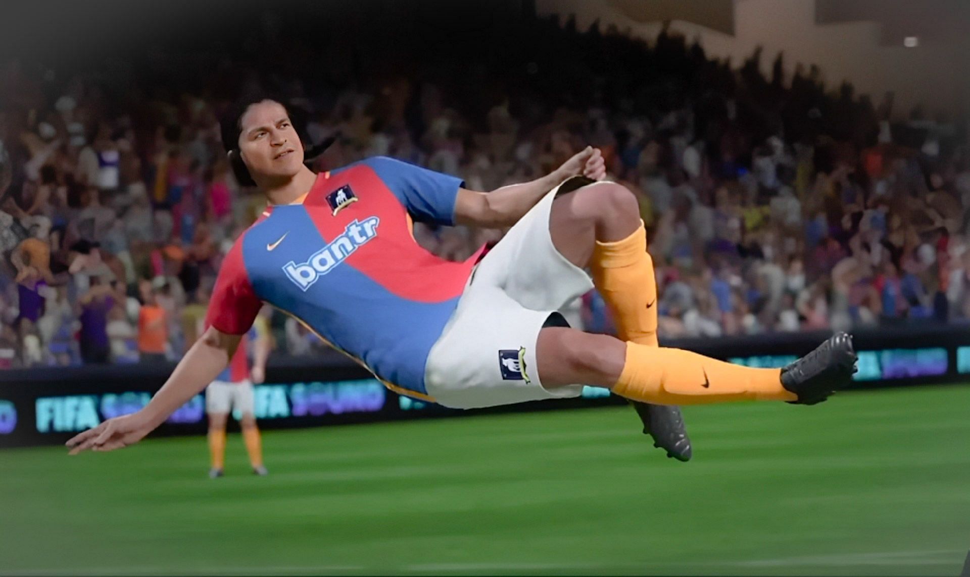 The iconic volley of the iconic Dani Rojas AKA Cristo Fernandez (Image via EA Sports)