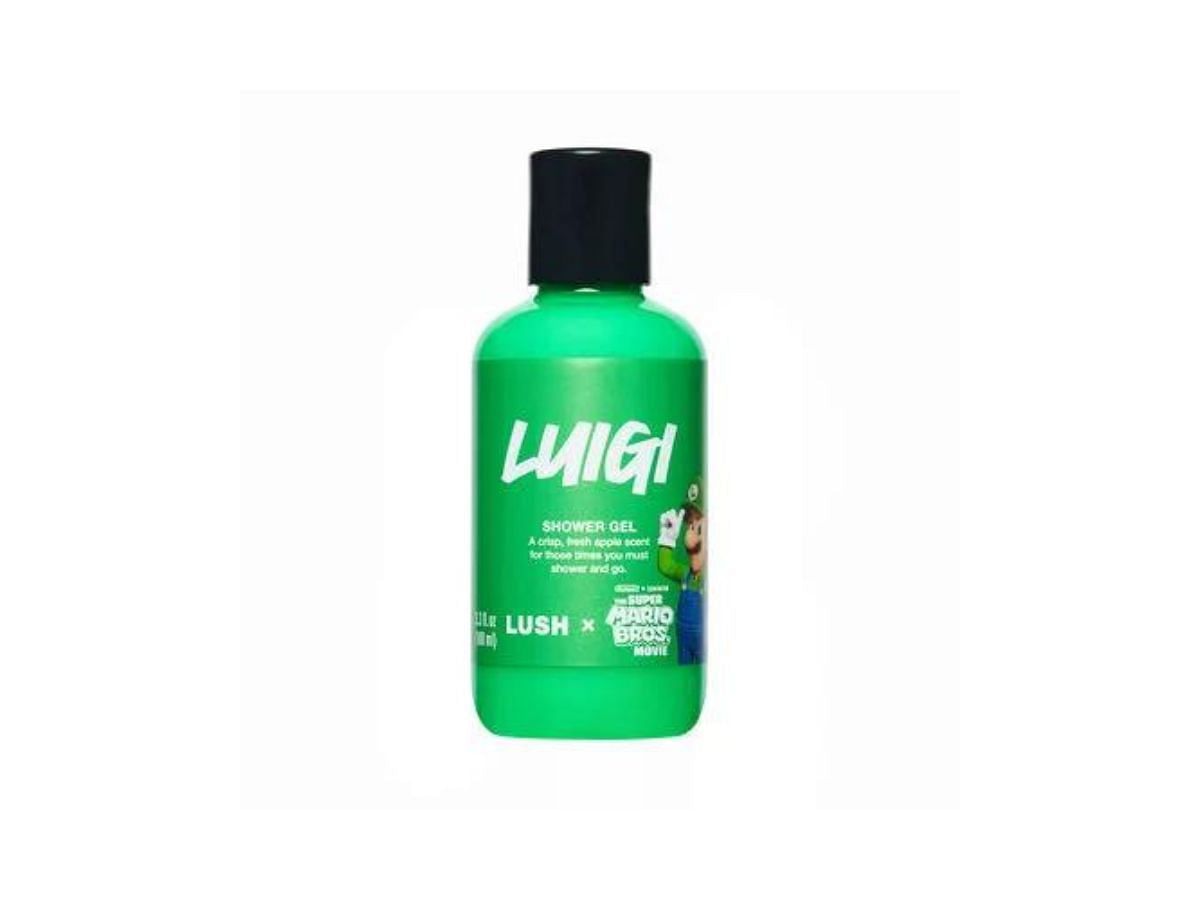 Luigi Shower Gel (Image via Lush)