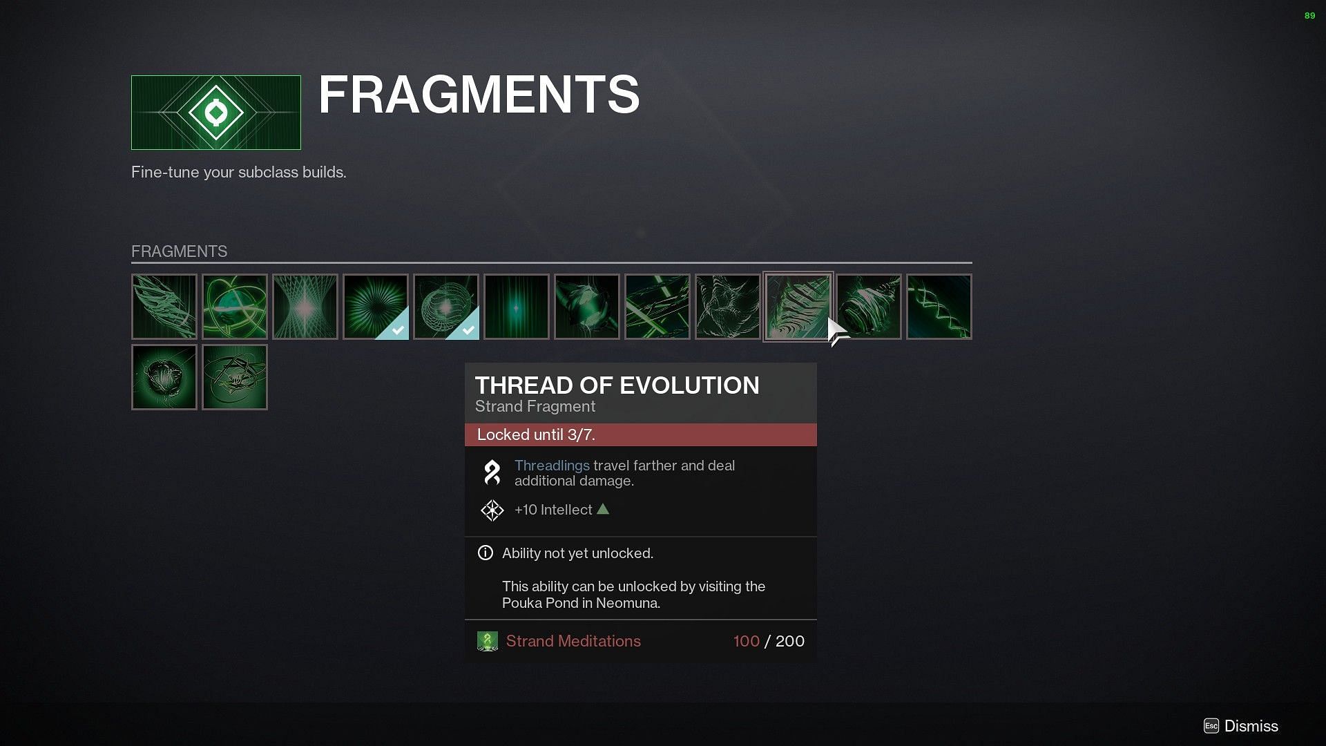 Fragments (Image via Destiny 2)