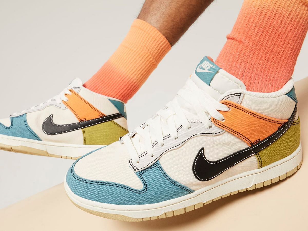 Here&#039;s an on-foot image of the much awaited mid-cut shoes (Image via Nike)