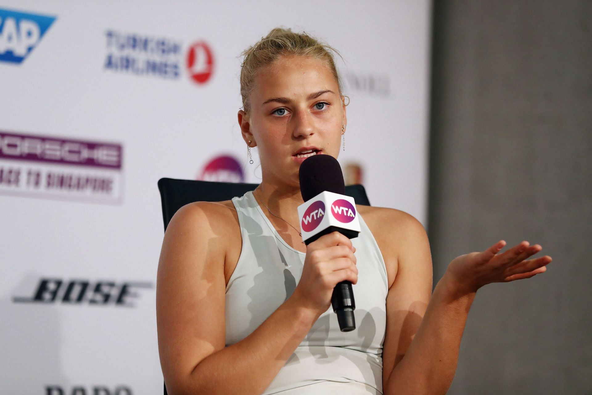 Marta Kostyuk says Ukrainians want a meeting with WTA