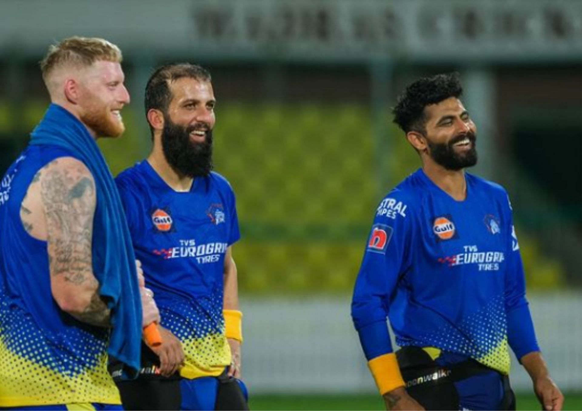 Ben Stokes, Moeen Ali and Ravindra Jadeja will turn out for CSK in IPL 2023 (Picture Credits: IPL).