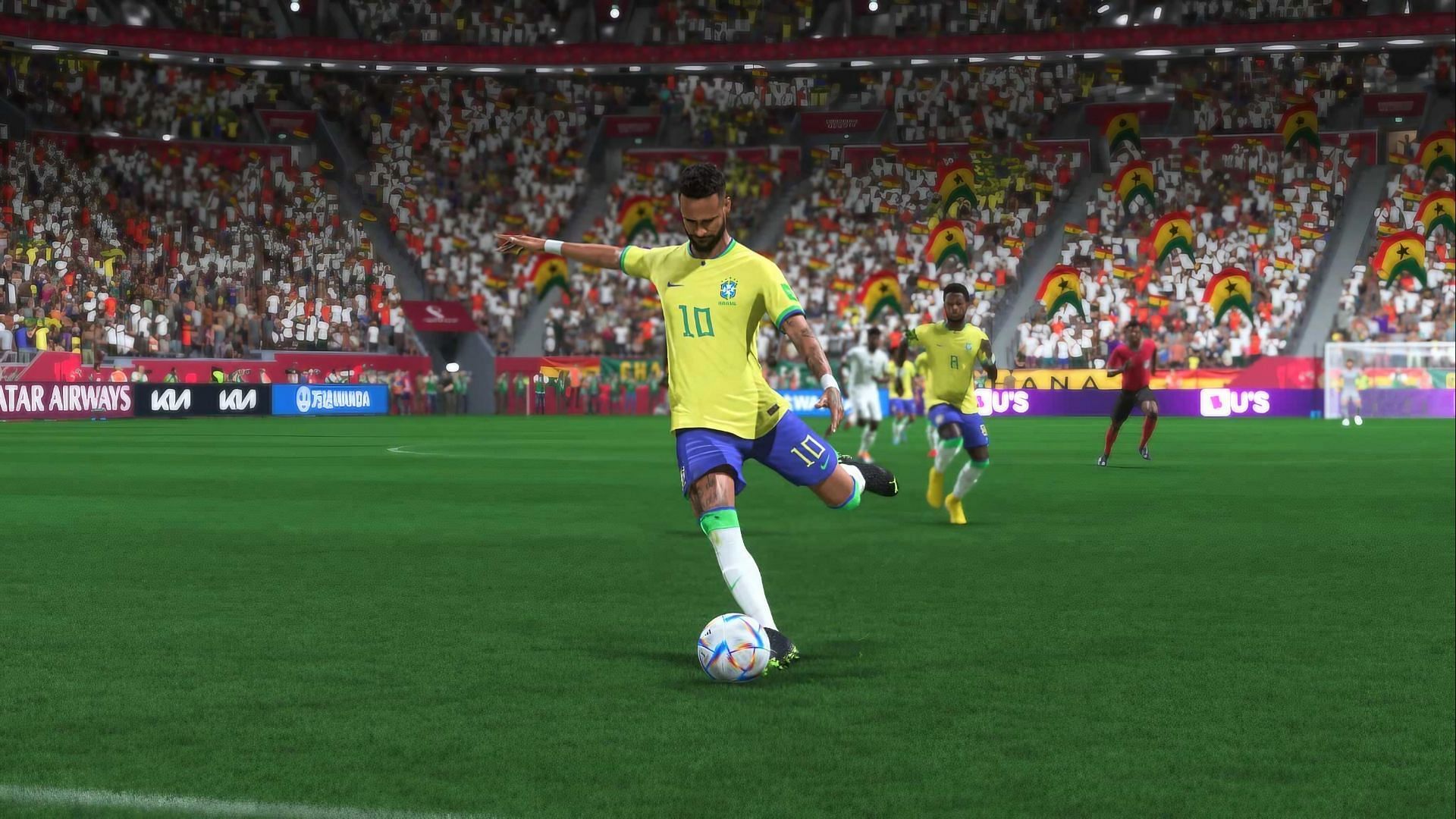 Brazil&rsquo;s absence in FIFA 23 has been managed by the FIFA World Cup mode (Image via EA Sports)