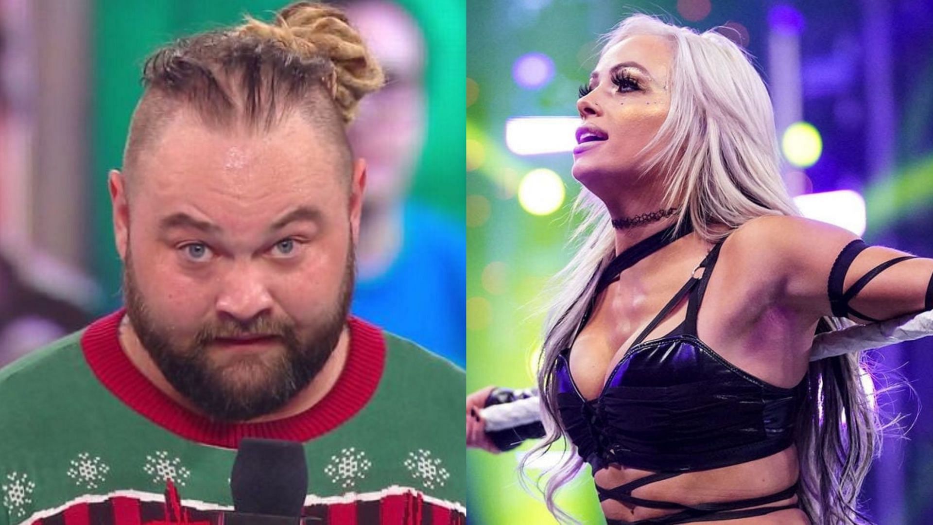 Bray Wyatt (left); Liv Morgan (right)