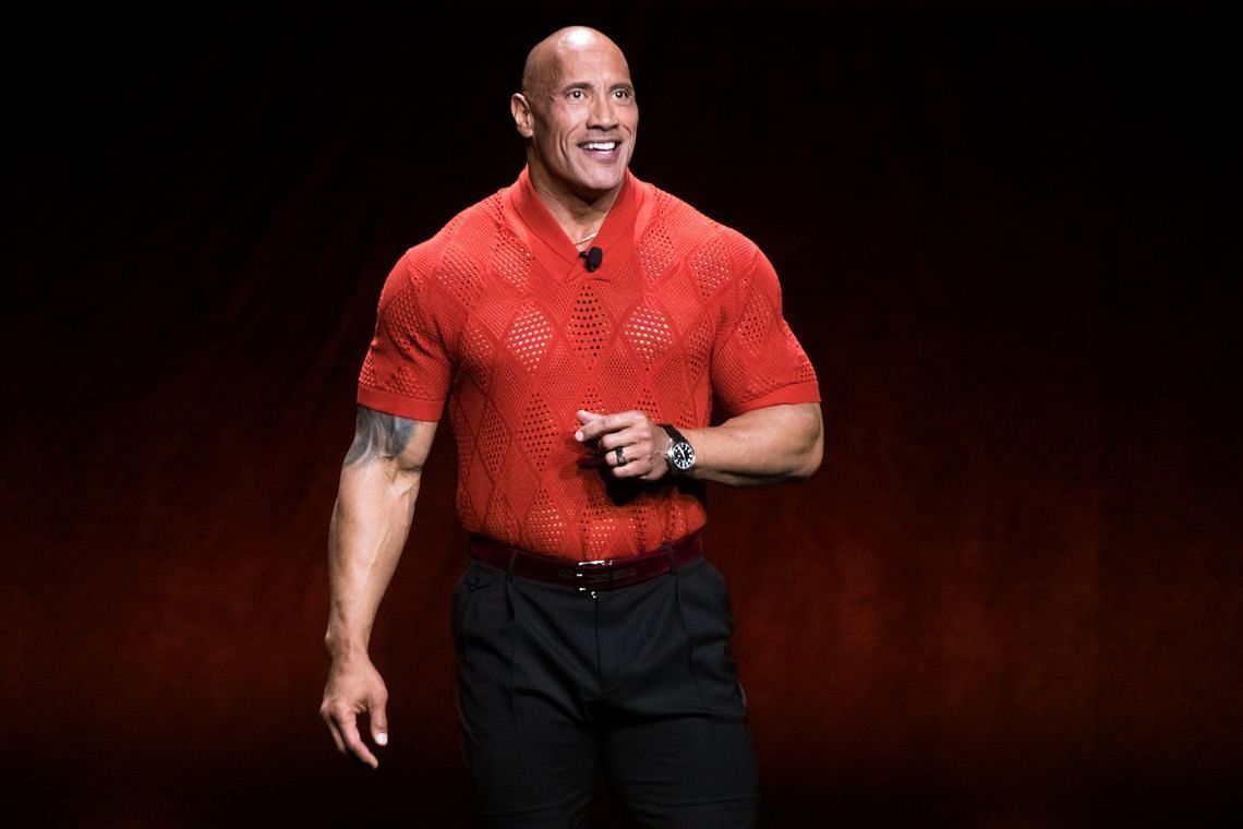 I can suck my gut in for only so - Dwayne The Rock Johnson