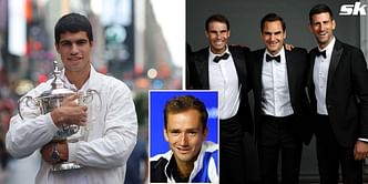 Carlos Alcaraz most likely to take over after Federer, Nadal, & Djokovic era comes to an end, says Daniil Medvedev