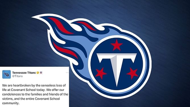 Titans post heartfelt message for victims of "senseless" Tennessee school shooting