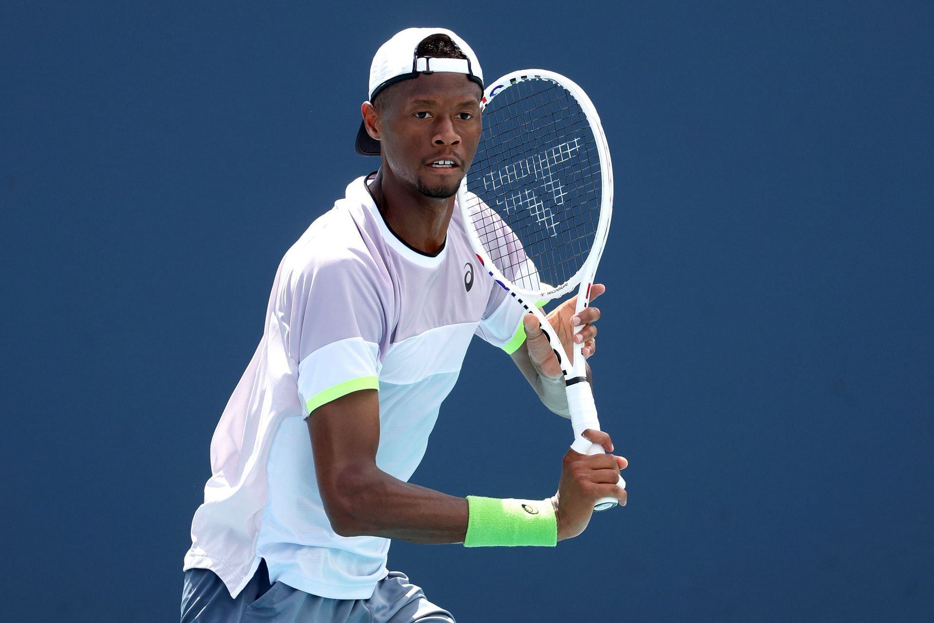 Eubanks at the 2023 Miami Open