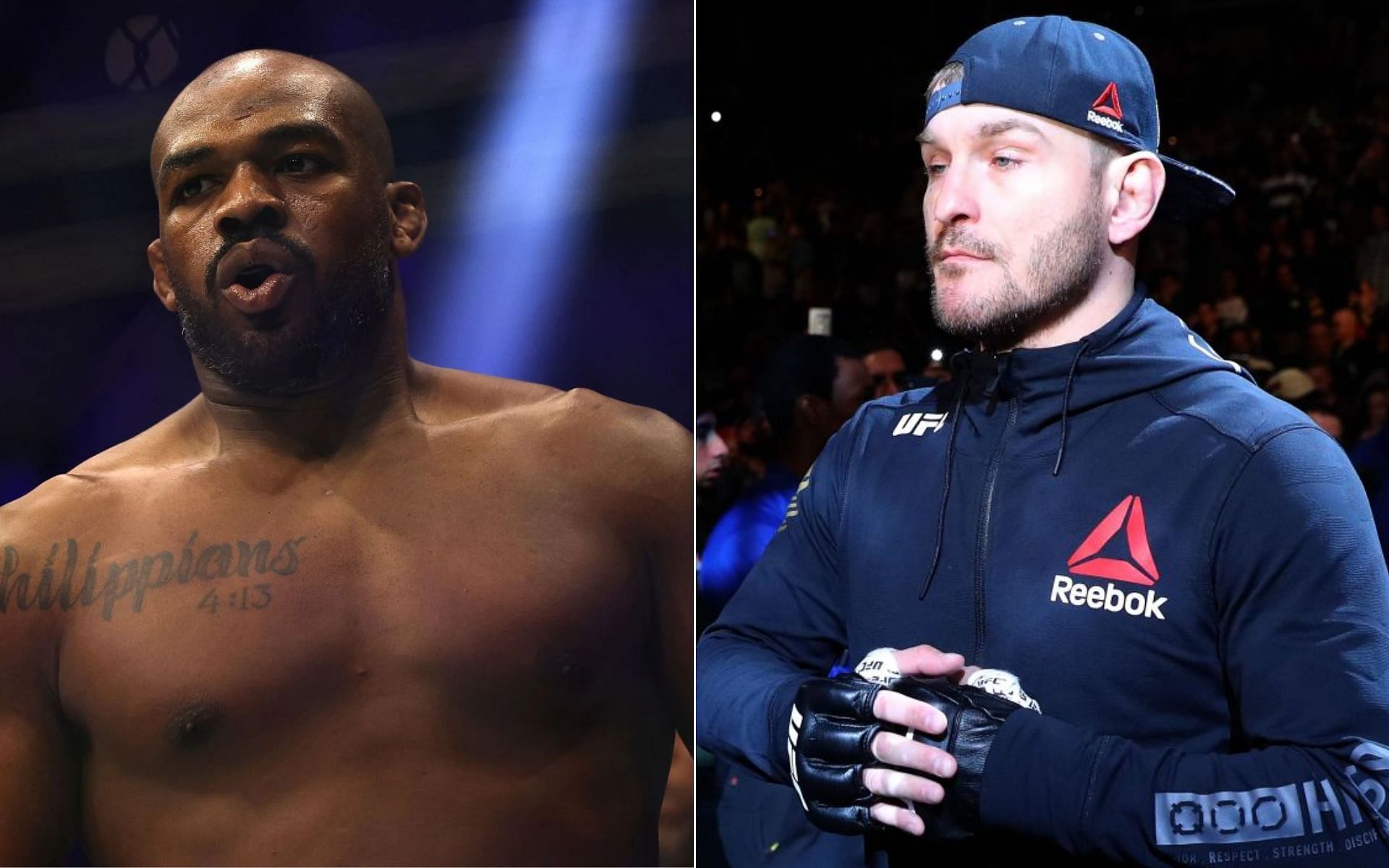 Jon Jones (Left), and Stipe Miocic (Right)