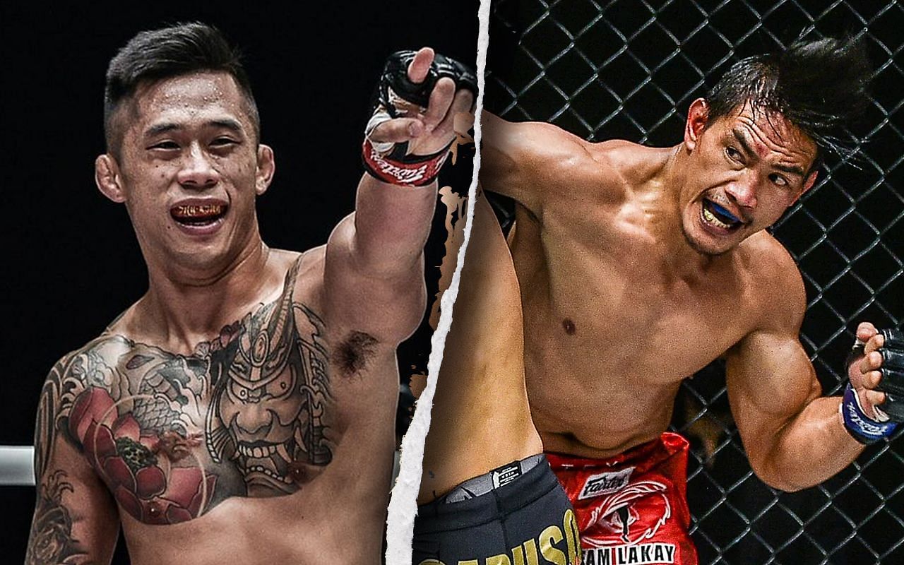 Martin Nguyen (L) / Eduard Folayang (R) -- Photo by ONE Championship