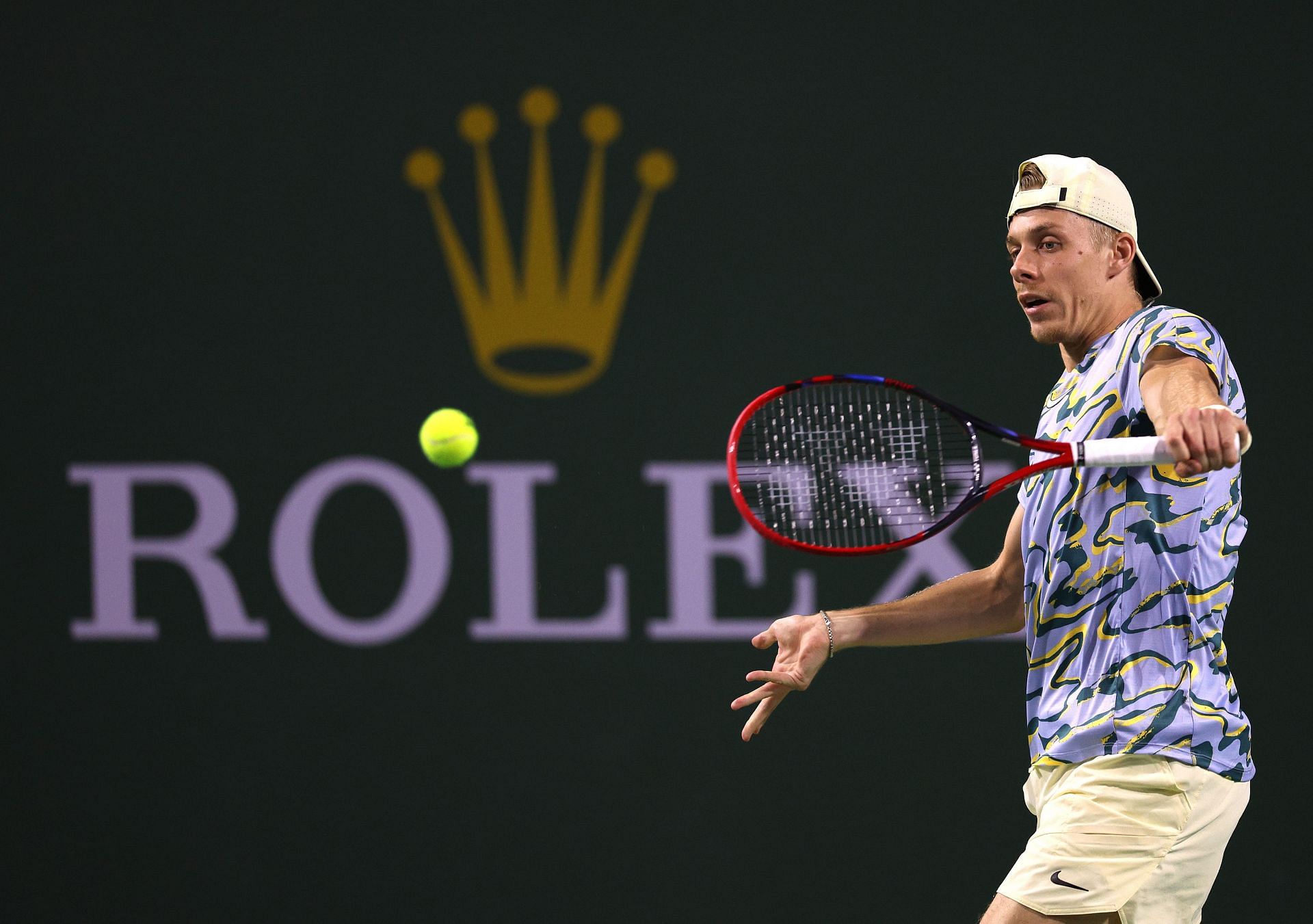 Denis Shapovalov at the 2023 BNP Paribas Open - Day 5