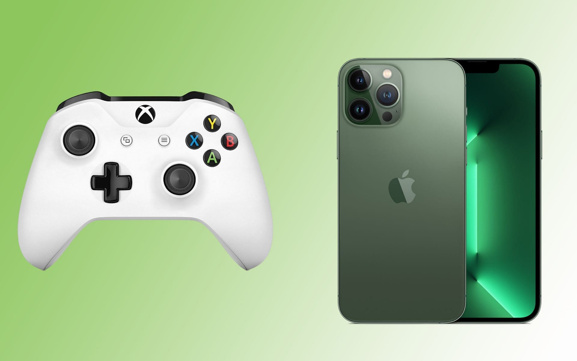 Xbox controller pairing with iPhone (Image via Sportskeeda)