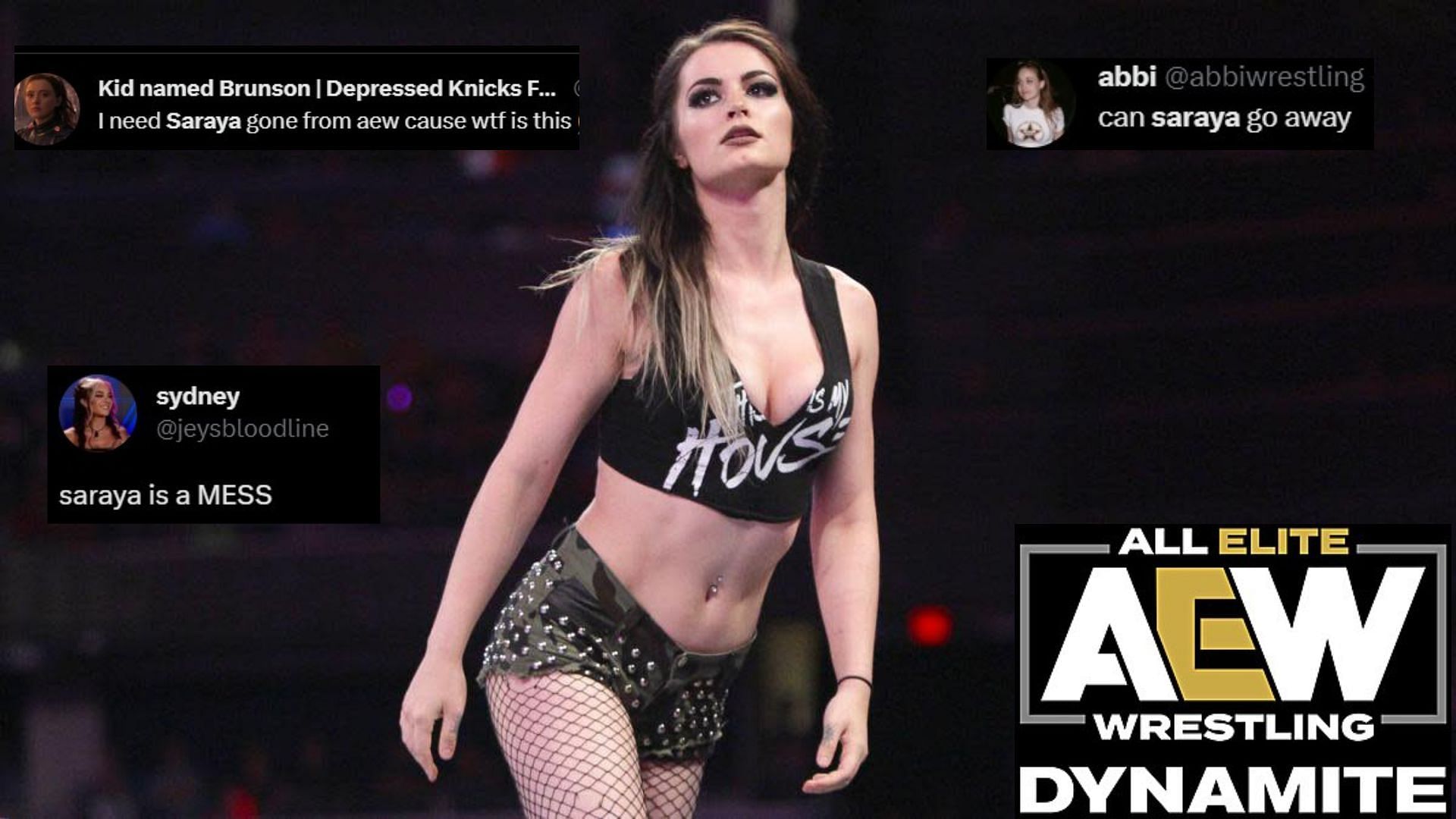 AEW Superstar Saraya was subjected to much crtiicism 