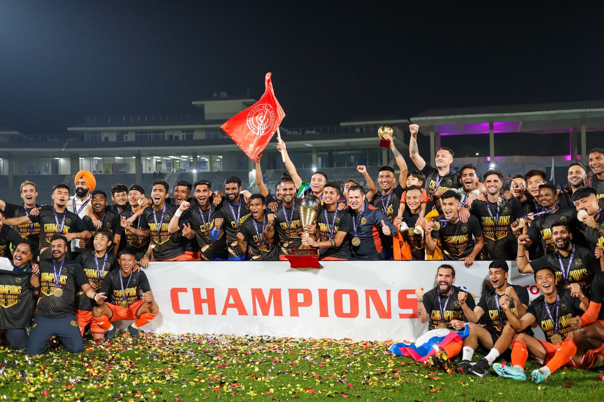 RoundGlass Punjab FC won the I-League 2022-23 title.