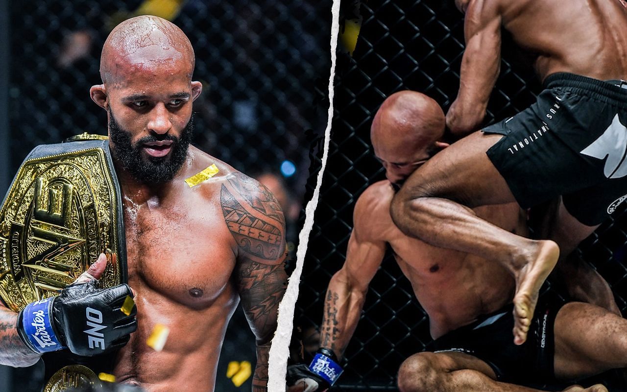 Demetrious Johnson, Adriano Moraes | Image courtesy of ONE