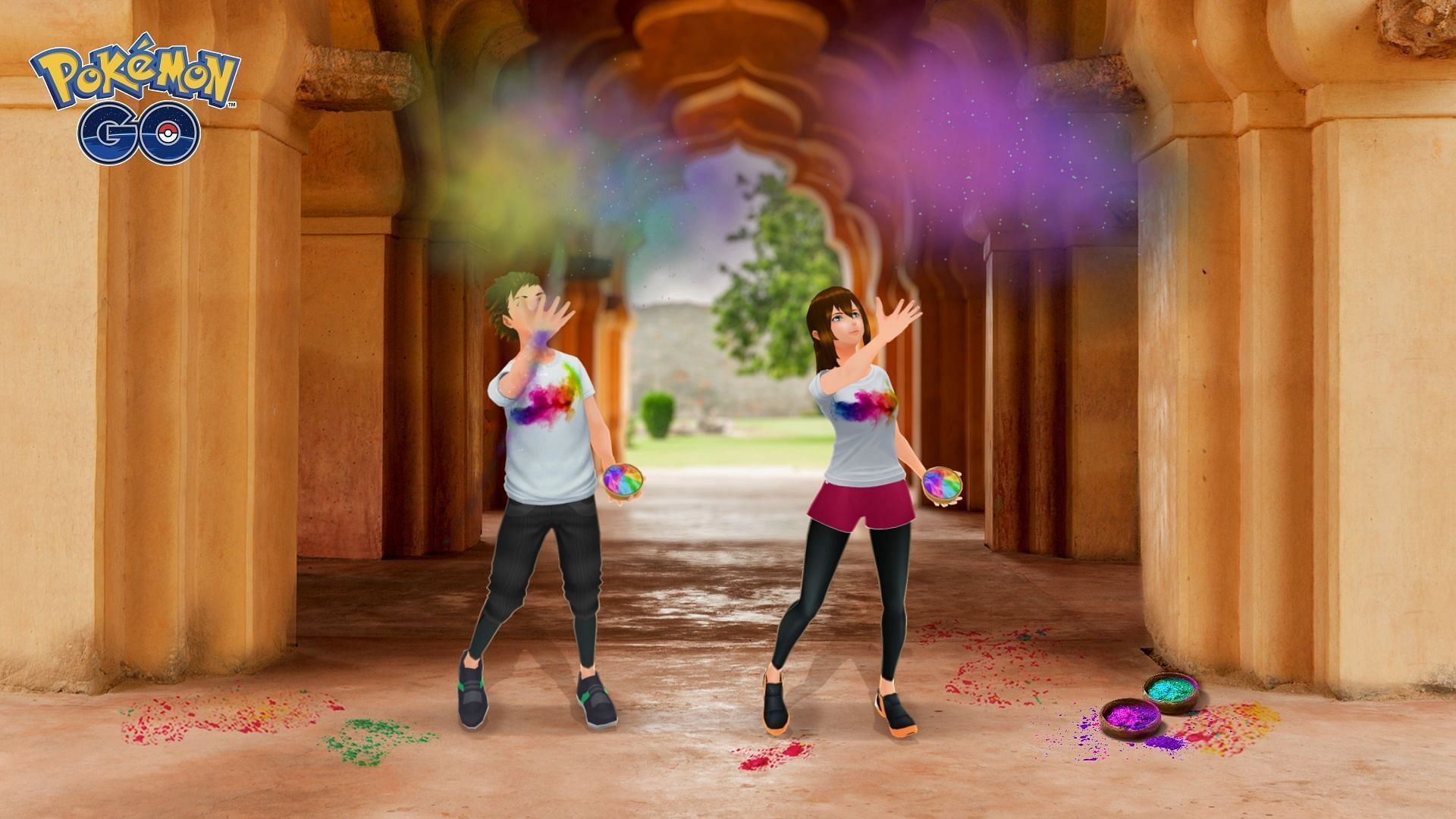 Festival of Colors feature event-themed Field of Research (Image via Niantic)