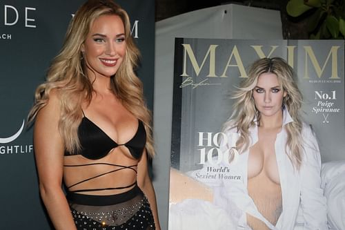 Paige Spiranac was on the 2022 cover of Maxim's "Hot 100" edition