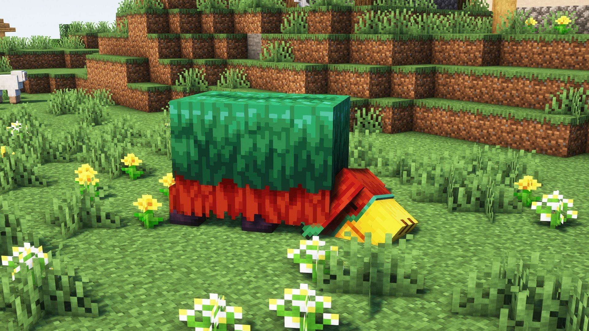 Sniffer sniffing for seeds (Image via Mojang)