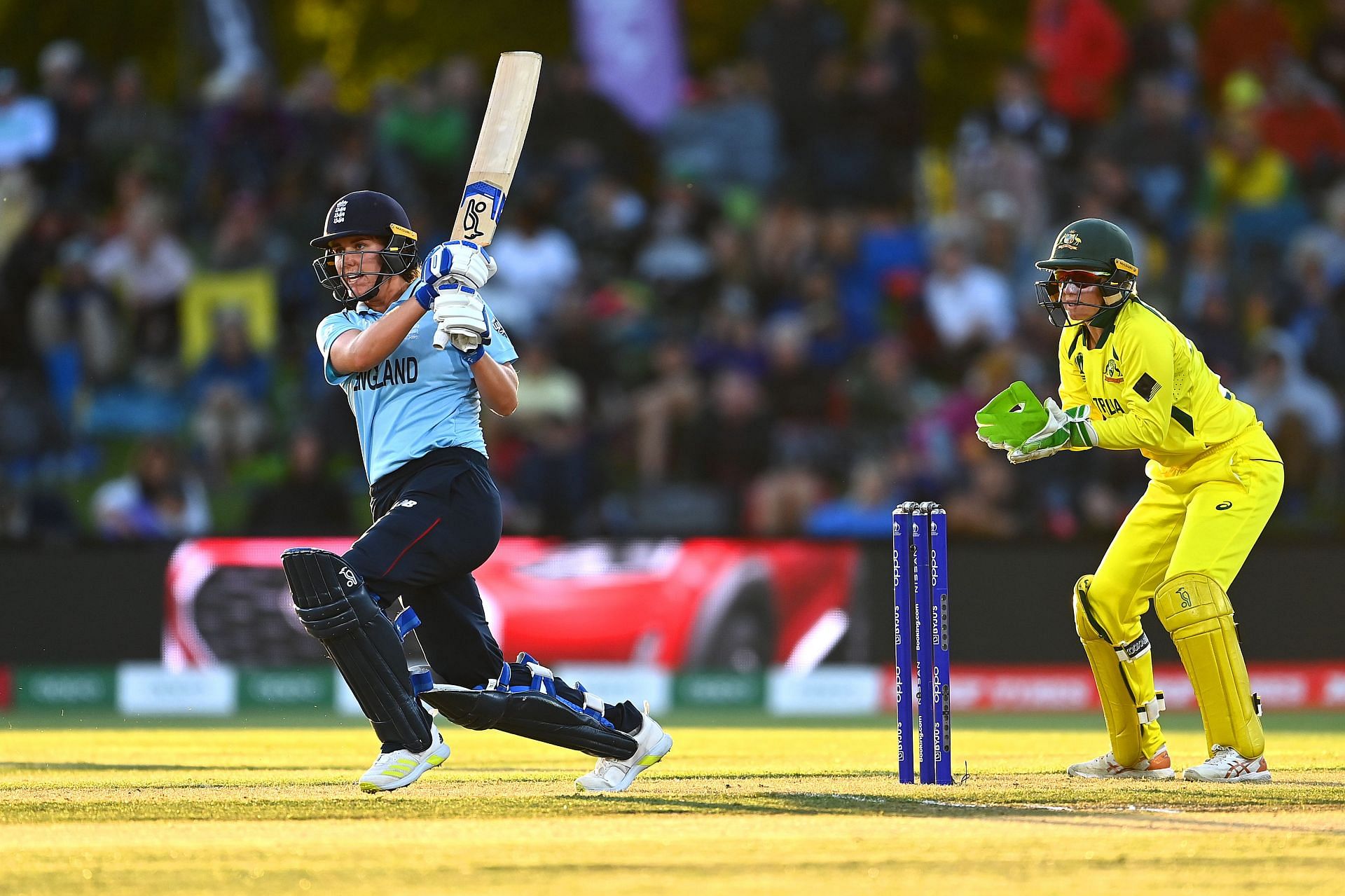 The England all-rounder during the 2022 World Cup Final. Pic: Getty Images