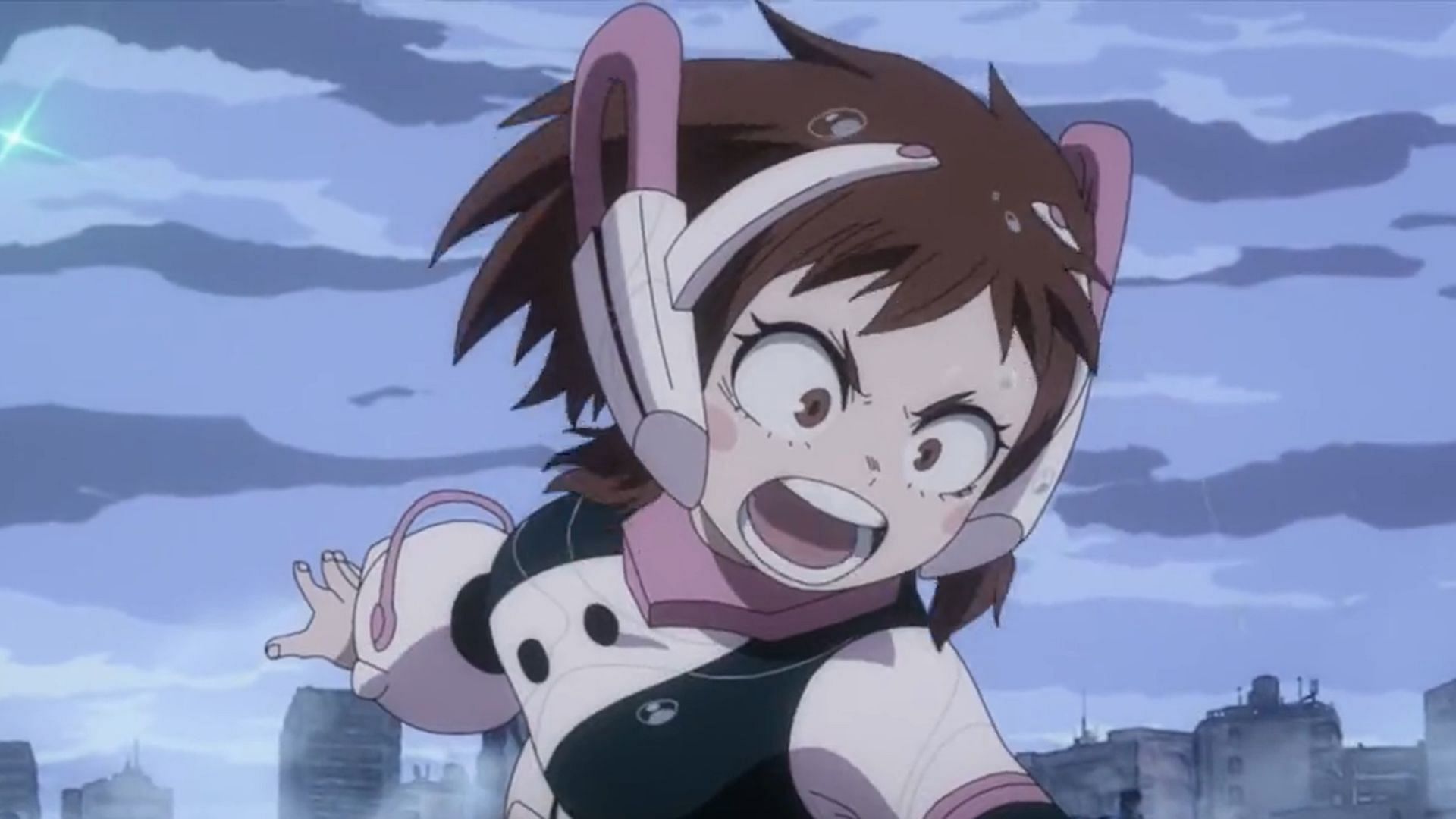 Ochako as seen in the anime (Image via Studio Bones)