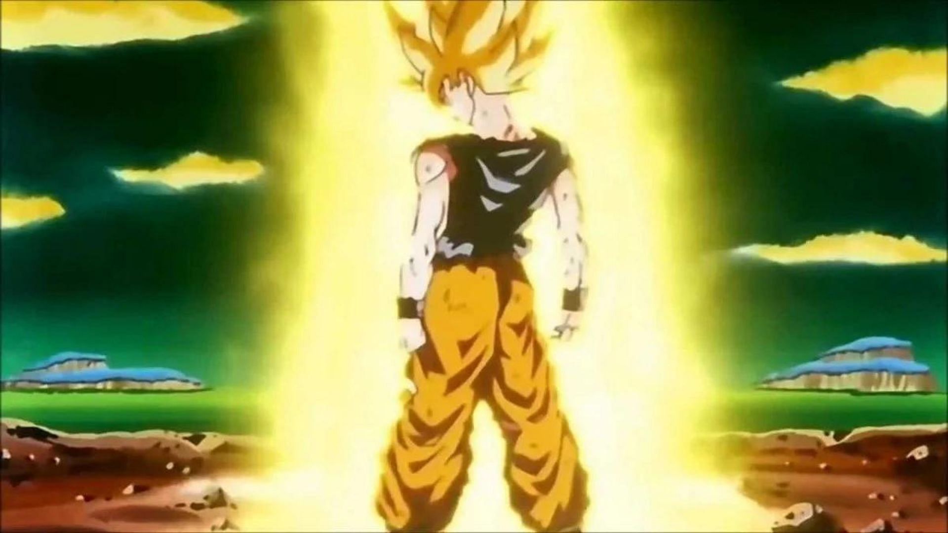 Goku's Super Saiyan (Image via Toei Animation)